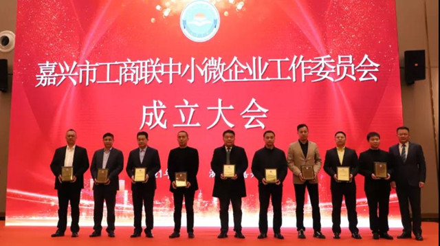 嘉興市工商聯(lián)中小微企業(yè)工作委員會(huì)成立，我司當(dāng)選副主任委員